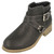 Girls Spot On Buckle Strap Ankle Boots