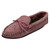 Ladies Moccasin Slip On Slippers Real Suede