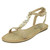 Ladies Spot On Shell T-Bar Sandals F0R0360