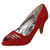 Ladies Spot On Peep Toe Court Shoes F1R0151