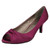 Ladies Spot On Peep Toe Party Heels F1R483