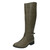 Ladies Spot On Mid Heel High Leg Boot F5R0159