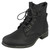 Ladies Spot On Lace Up Ankle Boots F5R0480