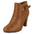 Ladies Spot On Heeled Ankle Boot F5R947