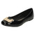 Ladies Spot On Flat Ballerina Shoes F8R0201