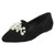 Ladies Spot On Flat Slipper Cut Ballerinas F8R0307