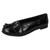 Ladies Spot On Flat Loafer Style Shoe with Tassel Vamp F8R712