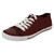 Ladies Spot On Casual Canvas Shoes F8R955