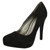 Ladies Spot On High Heel Platform Court Shoes F9R745