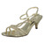 Ladies Anne Michelle Diamante Detail Peep Toe Heels F1R0301