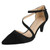 Ladies Anne Michelle Mid Heel Strap Court Shoes F9R960