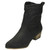 Ladies Spot On Mid Heel Ankle Boot F5R0031