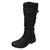 Ladies Spot On Casual Mid Calf Boots