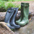 Ladies Wellie Good Knee High Flat Wellingtons - X1R266