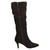 Ladies Spot On Zip Fastening Knee High Boots F5R1243