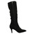 Ladies Spot On Zip Fastening Knee High Boots F5R1243