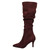 Ladies Spot On Zip Fastening Knee High Boots F5R1243