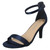 Ladies Spot On Wide Fit High Heeled Evening Sandals F1R2121