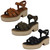 Ladies Clarks Platform Wedge Sandals - Coledale Strap