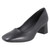 Ladies Clarks Square Toe Block Heeled Court Shoes - Fernie Court