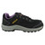Ladies Caterpillar Black/Lilac Steel Toe Cap Lace Up Safety Shoe - Elmore ST