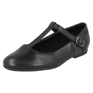 Girls Clarks T-Bar School Shoes Erica Lola