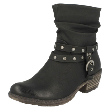 rieker fleece lined ankle boots