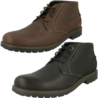 clarks men's curington high leather boots