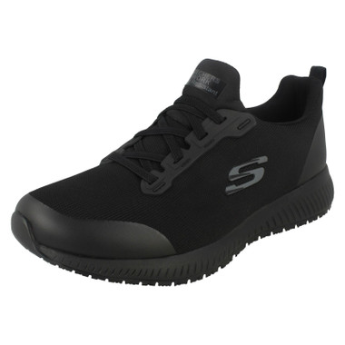 Ladies Skechers Slip Resistant Work Shoes Squad SR 77222EC