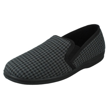 Mens Spot On Slip On Slippers - Andrew