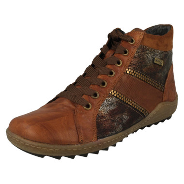 Ladies Remonte Lace Up Detailed Remonte-Tex Ankle Boots R1480