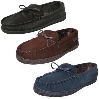 Mens Hush Puppies Moccasin Style Slipper - Ace Slipper