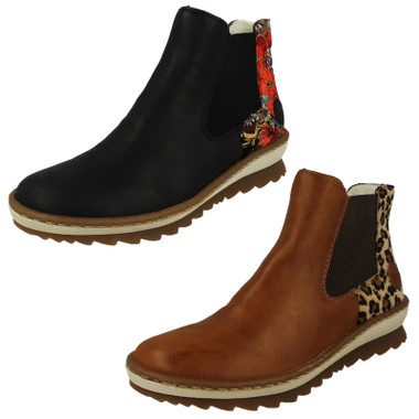 rieker fleece lined ankle boots