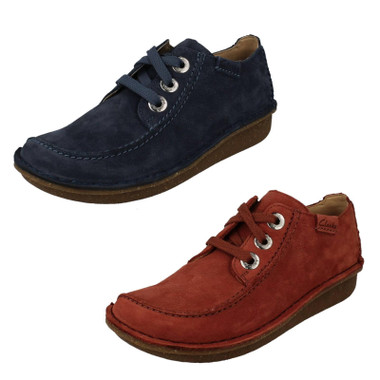 Ladies Clarks Lace Up Comfortable Shoes Funny Dream