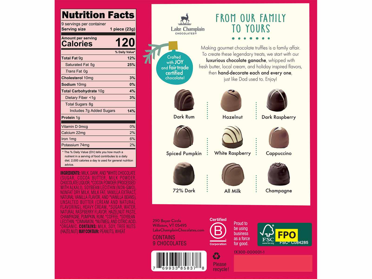 【Chocolate】 5 10 コンプリートボックスセット 5-Piece Truffles | Small Box of Chocolates | Compartes