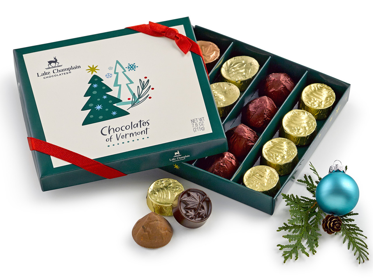Holiday Chocolates of Vermont Gift Box | Lake Champlain Chocolates