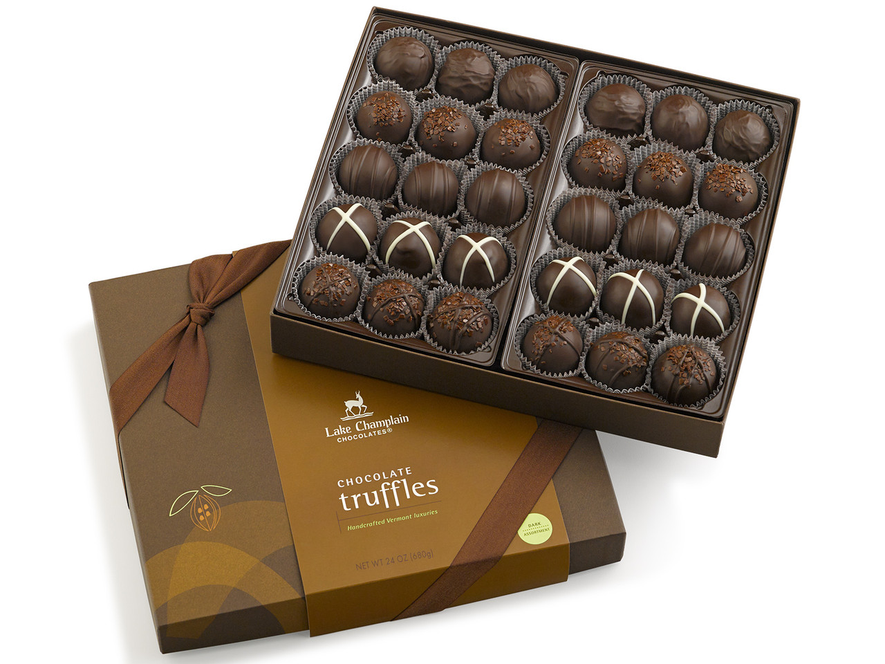Dark Chocolate Truffles 30pc | Lake Champlain Chocolates