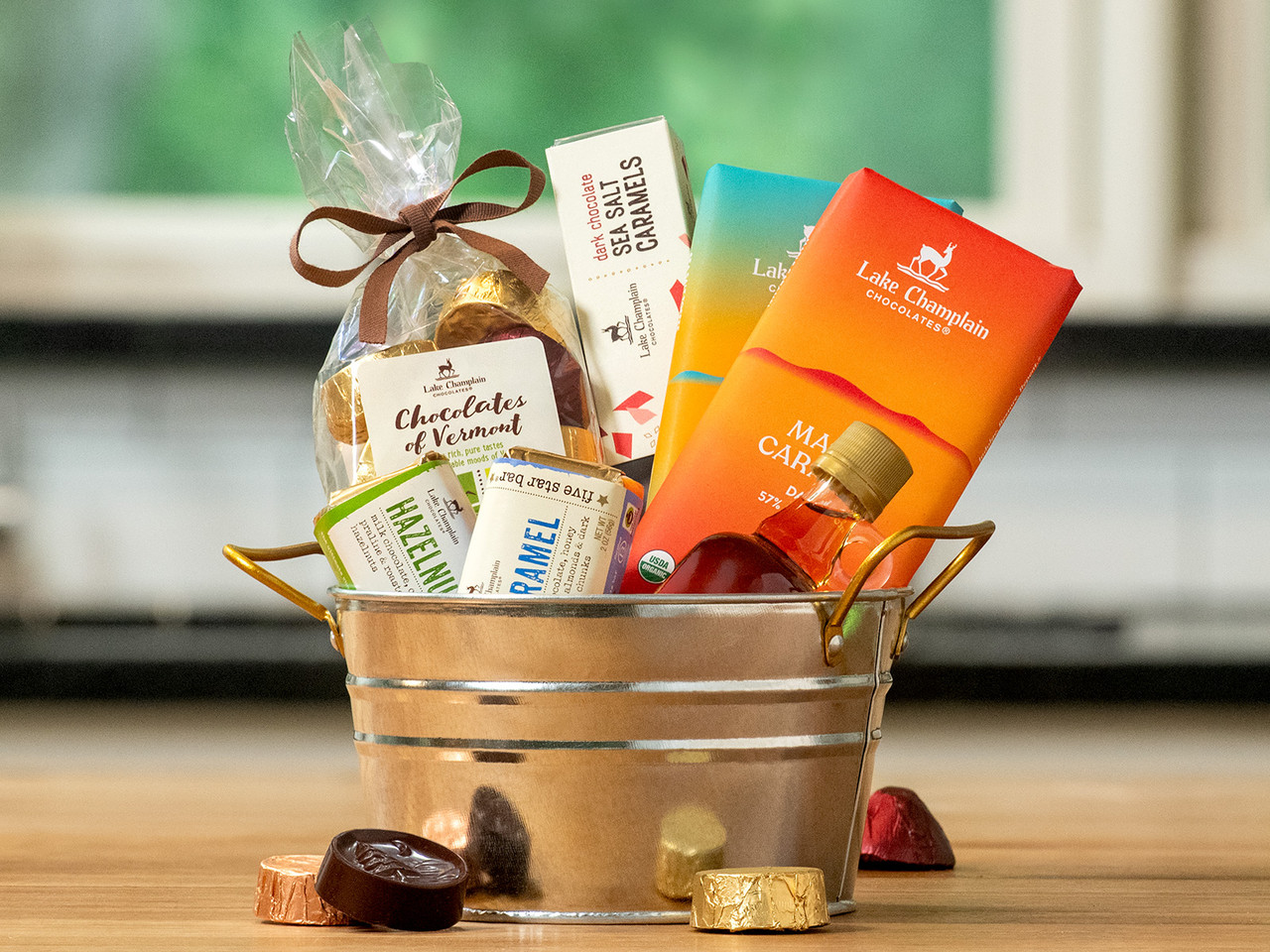 【３個セット】フェントン シュガー&クリーマー キャンディーポット Vermont Gift Basket: Gourmet Chocolate Vermont Gift Baskets