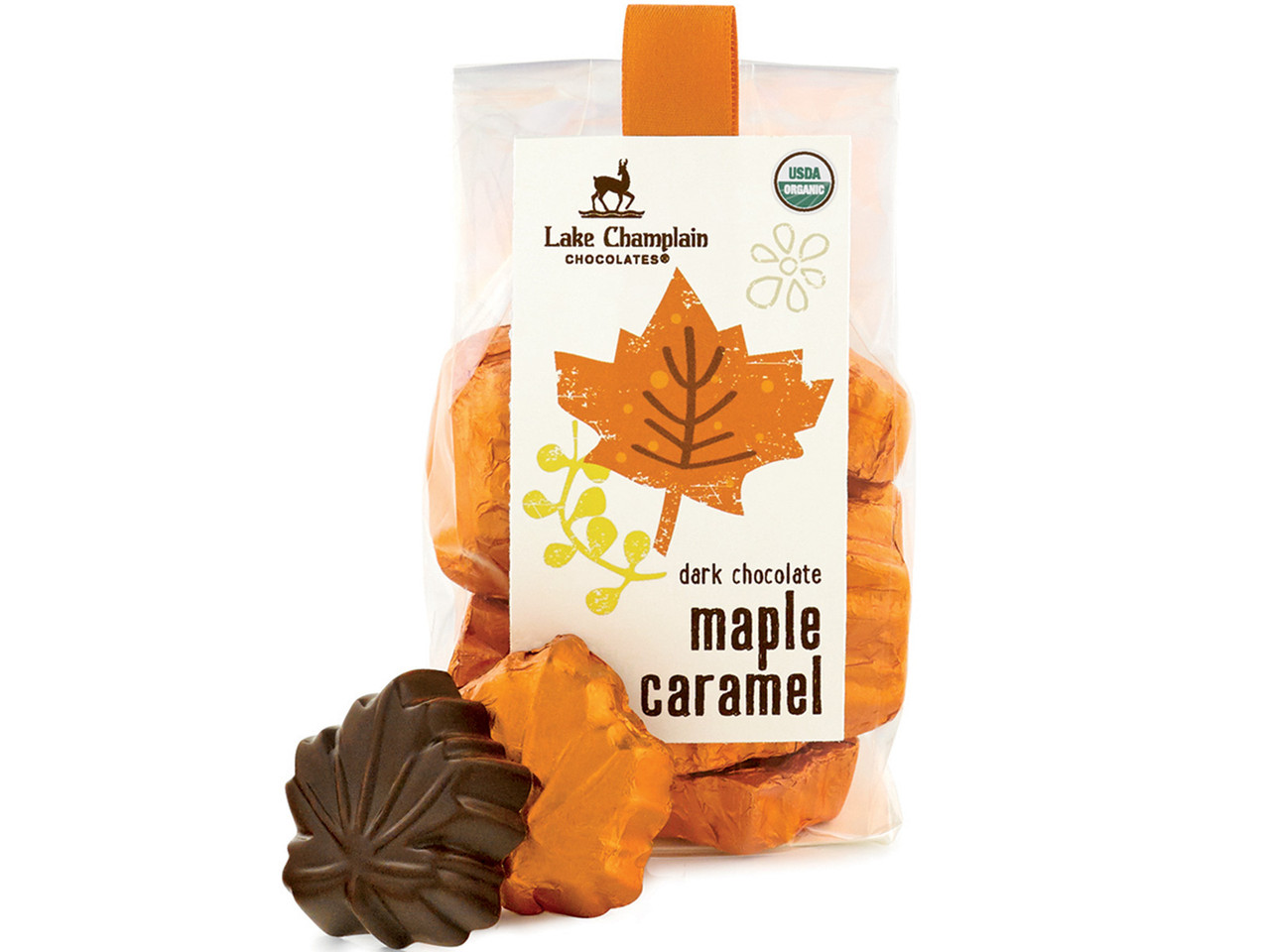 Maple Caramel Chocolate Leaf Bag