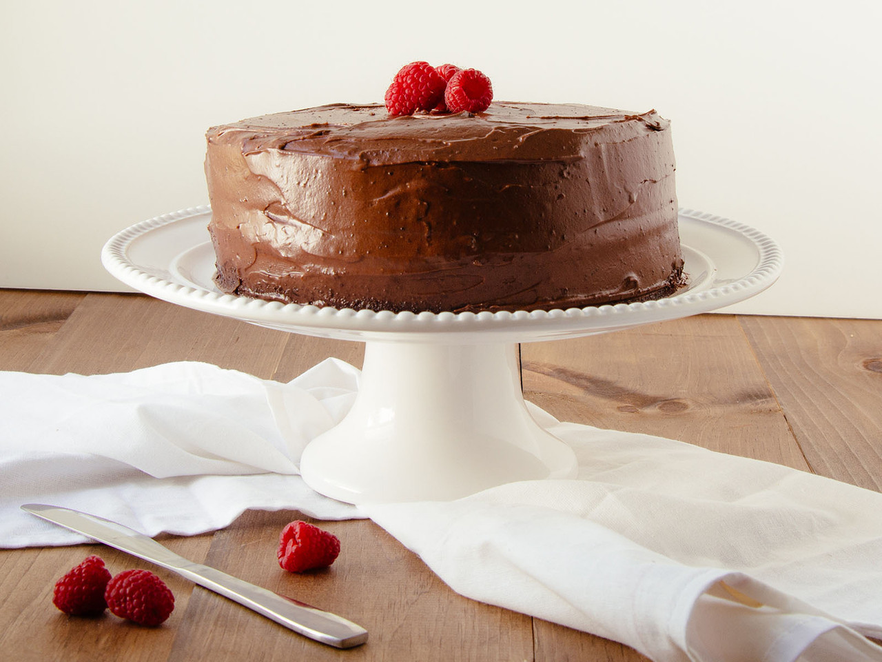 Little chocolate cake with mocha buttercream frosting | Flickr