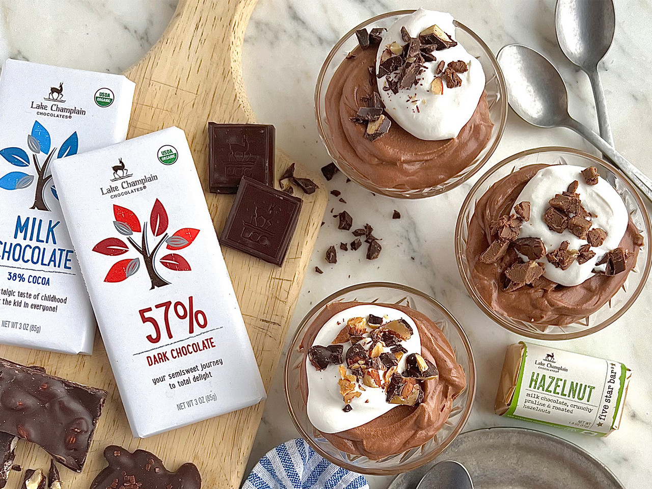 LA MOUSSE & CHANCE EAU TENDRE セット Easy, 2-Ingredient Chocolate Mousse Recipe | Lake Champlain Chocolates