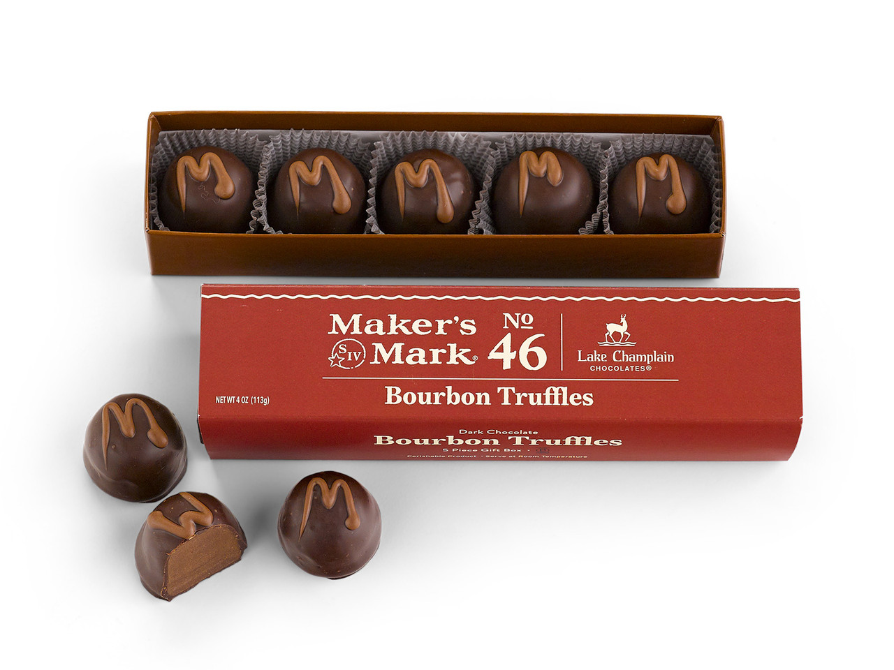 Dark Chocolate Bourbon Truffles | Lake Champlain Chocolates