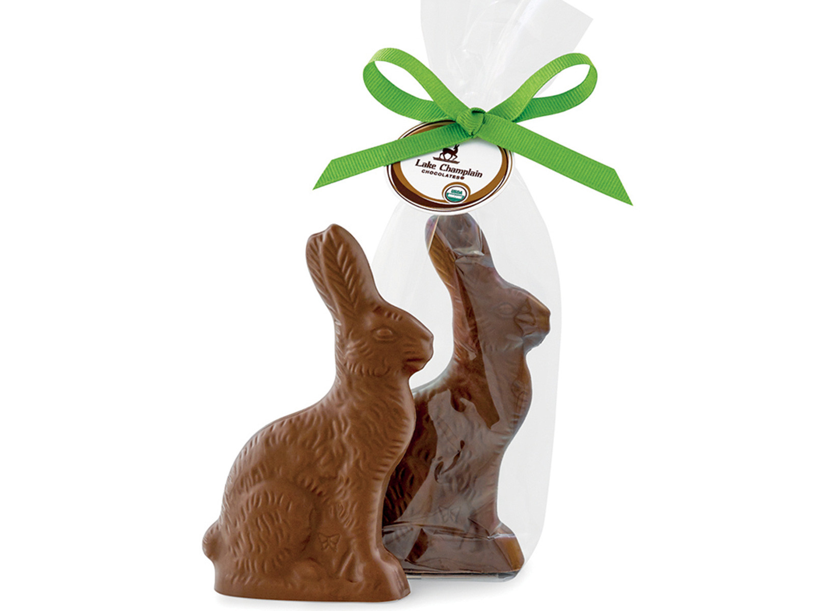 5 Inch Solid Milk Chocolate Easter Bunny Lake Champlain Chocolates