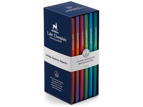 Classic Organic Chocolate Bar Library gift set.