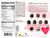 Valentine truffles 9pc nutrition label View Product Image