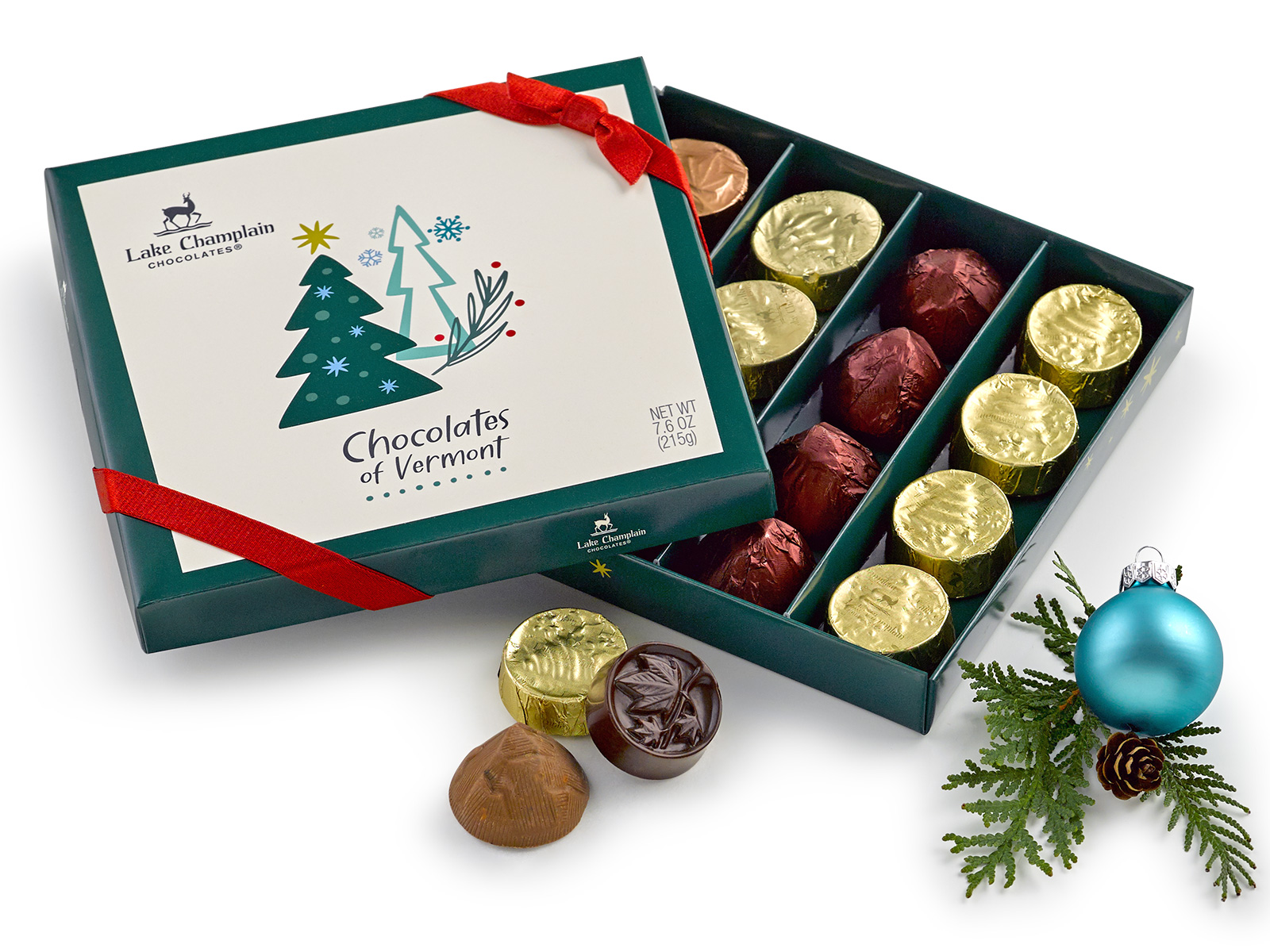 Holiday Chocolates of Vermont Gift Box | Lake Champlain Chocolates