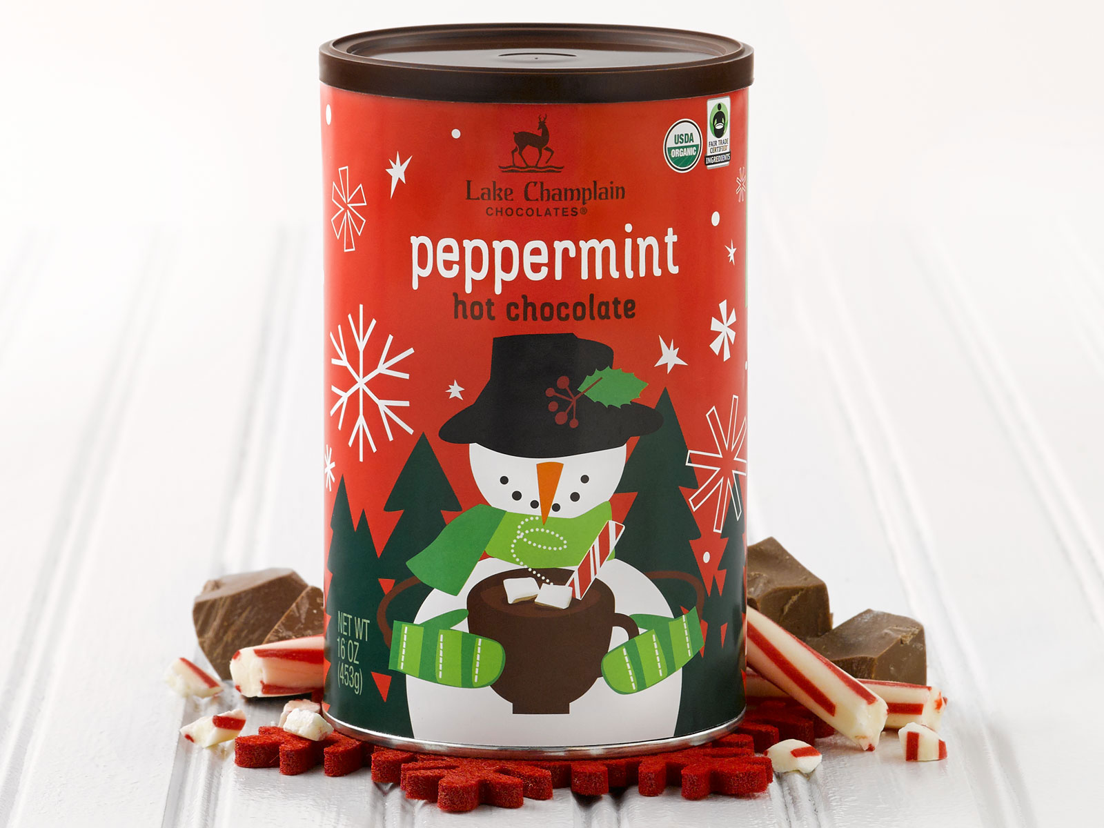 Starbucks Happy Holiday Gift Set Peppermint Hot Cocoa Mix & Ceramic Mug