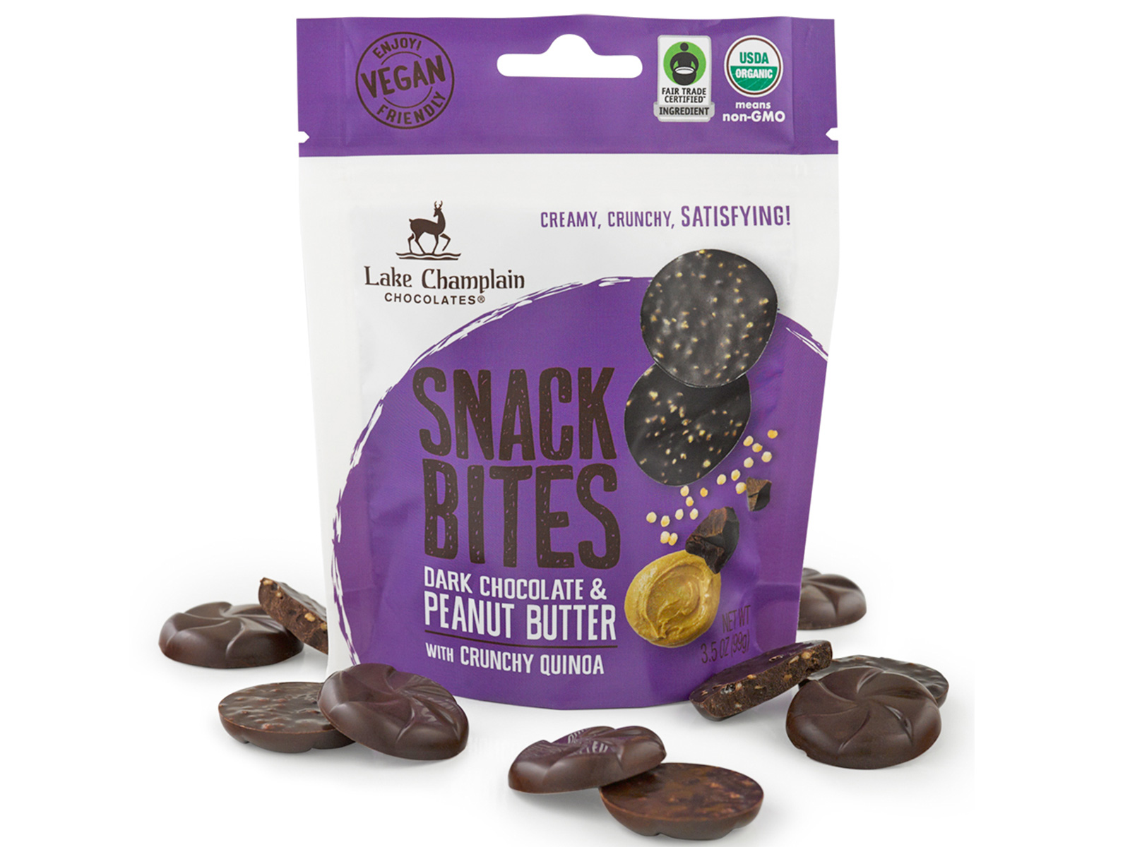 Peanut Butter Snack Bites | Lake Champlain Chocolates