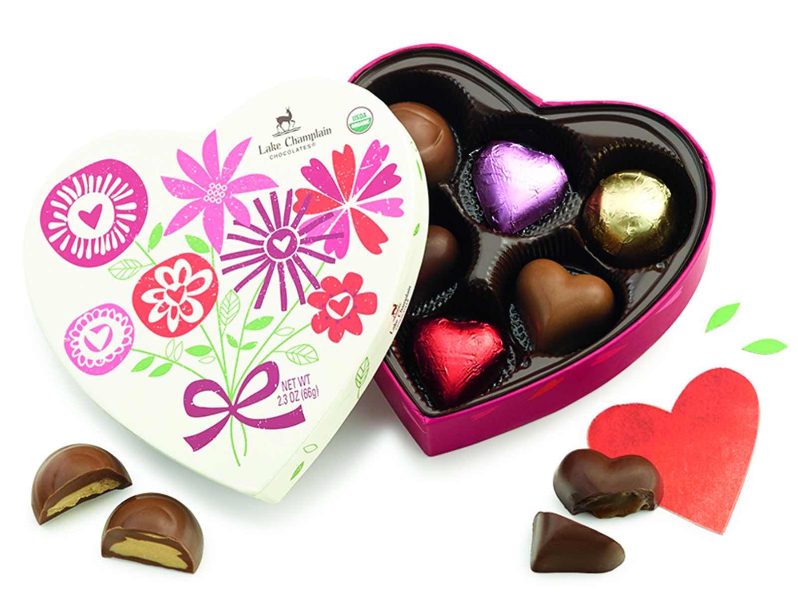 Valentine's Day Chocolate Box: Celebration Heart | Lake Champlain