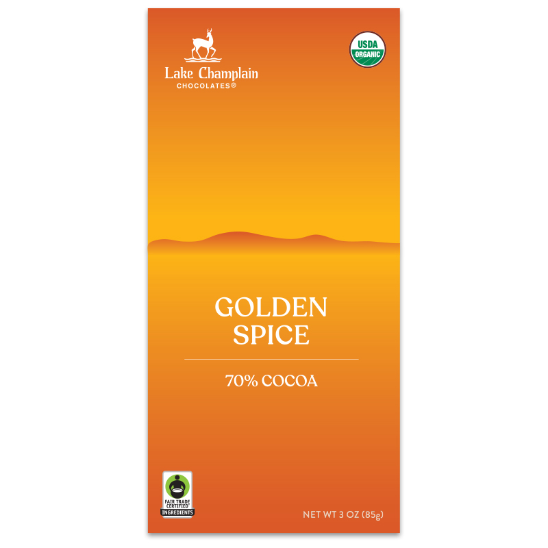 Golden Spice Restorative Moments chocolate bar